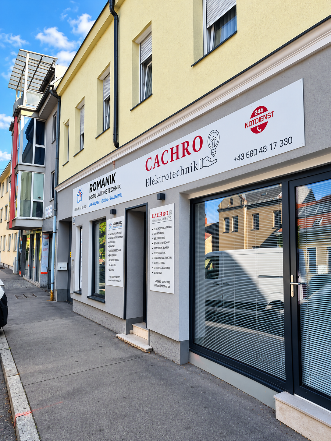Eingang Elektrotechnik Cachro
